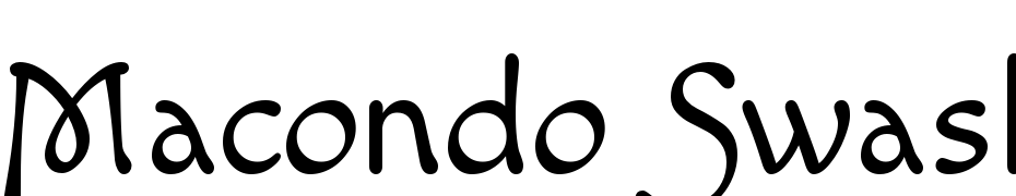 Macondo Swash Caps Yazı tipi ücretsiz indir
